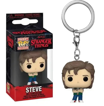 Llavero Funko Pop Pocket Pop de Stranger Things Eleven, Robin, Barb, Steve Dustin, llavero, modelo de juguete, regalo para adultos y niños.