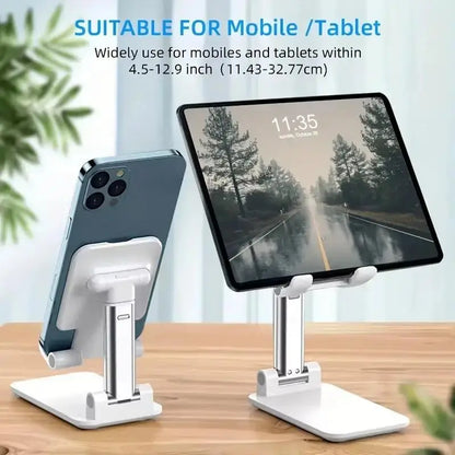 Soporte de escritorio plegable para teléfono móvil y tablet