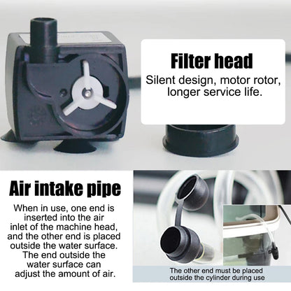 Bomba de oxígeno para acuario.