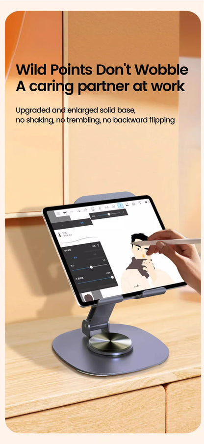 Soporte giratorio para teléfono móvil Olaf, soporte de escritorio para iPad, Samsung, iPhone 15, 14 y 13