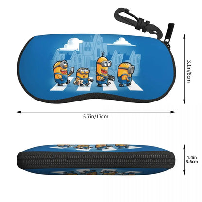 Estuche para gafas de carretera M-Minions personalizado para mujeres y hombres, bolsa protectora suave para gafas de sol de dibujos animados M-Minions