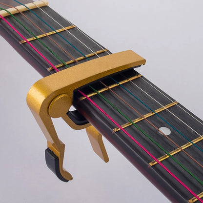 Cejilla de guitarra para guitarra acústica, clásica, eléctrica, abrazadera de afinación de aleación de aluminio, accesorios para guitarra, capotraste, guitarra