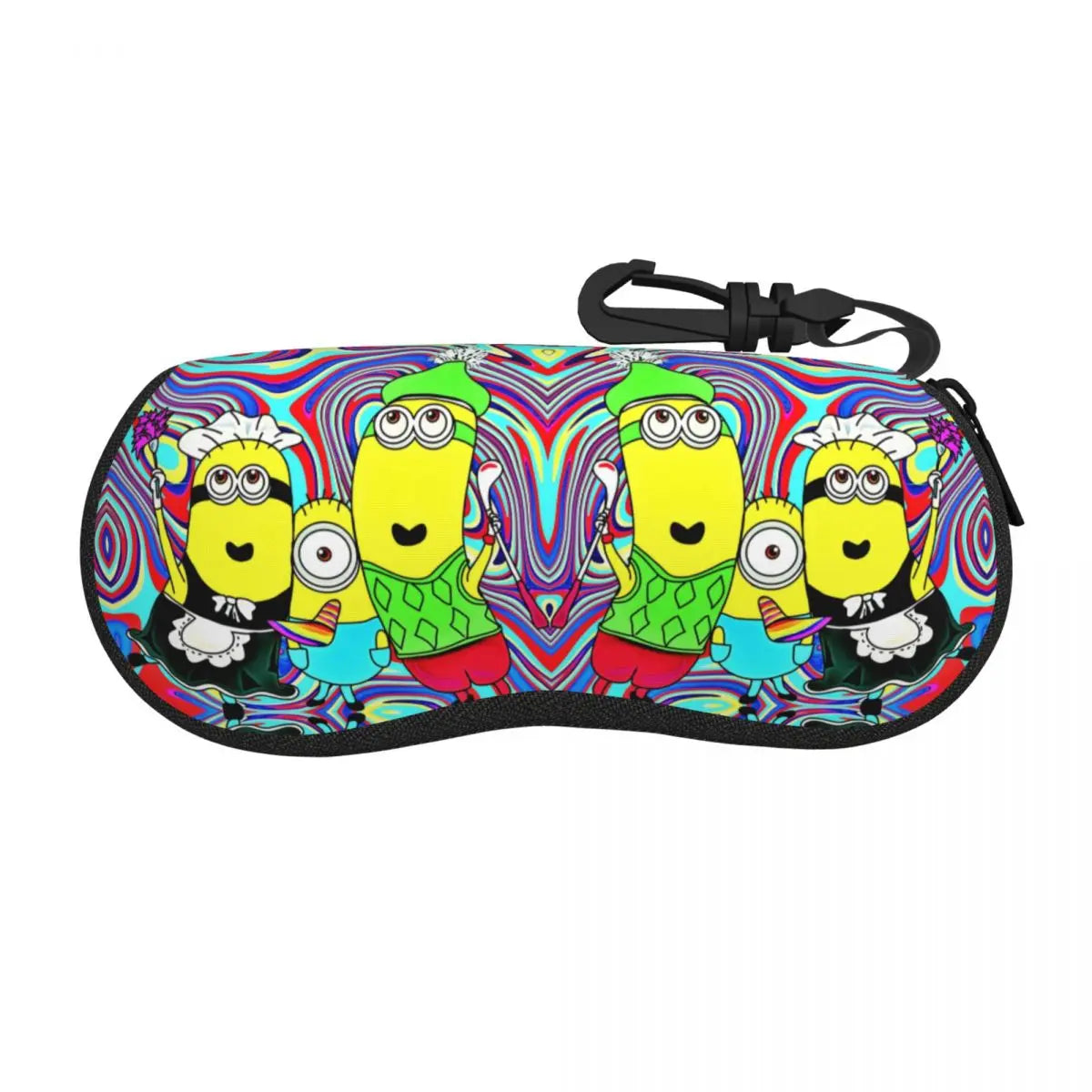 Estuche para gafas de carretera M-Minions personalizado para mujeres y hombres, bolsa protectora suave para gafas de sol de dibujos animados M-Minions
