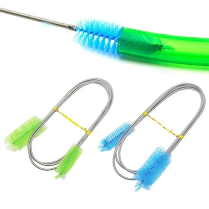 Cepillo de limpieza para pecera, accesorios para pecera, bomba de filtro de agua, tubo de lirio, manguera traqueal.