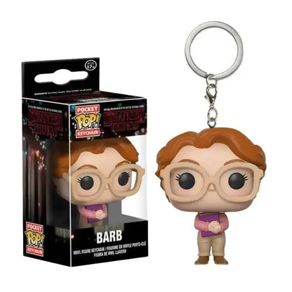 Llavero Funko Pop Pocket Pop de Stranger Things Eleven, Robin, Barb, Steve Dustin, llavero, modelo de juguete, regalo para adultos y niños.
