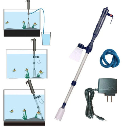 Nuevo cambiador de agua eléctrico para acuario.