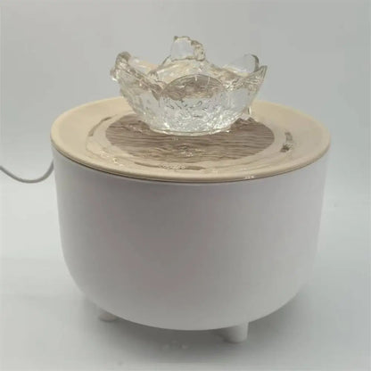 Bebedero eléctrico silencioso para gatos con filtro automático y USB de 1200 ml, bebedero con filtro y recirculación para gatos.