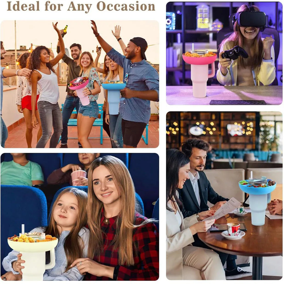 Cuenco para botella Stanley de 40 oz con asa