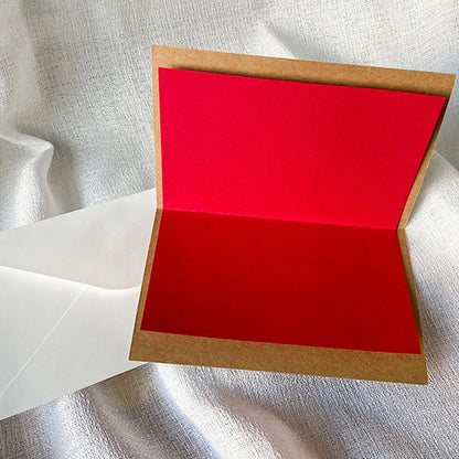 Tarjetas de regalo de amor, papel Kraft rojo, invitación, boda, feliz día de San Valentín, tarjeta de felicitación, festival, fiesta, suministros, decoración, mixto