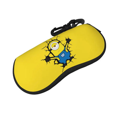 Estuche para gafas de carretera M-Minions personalizado para mujeres y hombres, bolsa protectora suave para gafas de sol de dibujos animados M-Minions