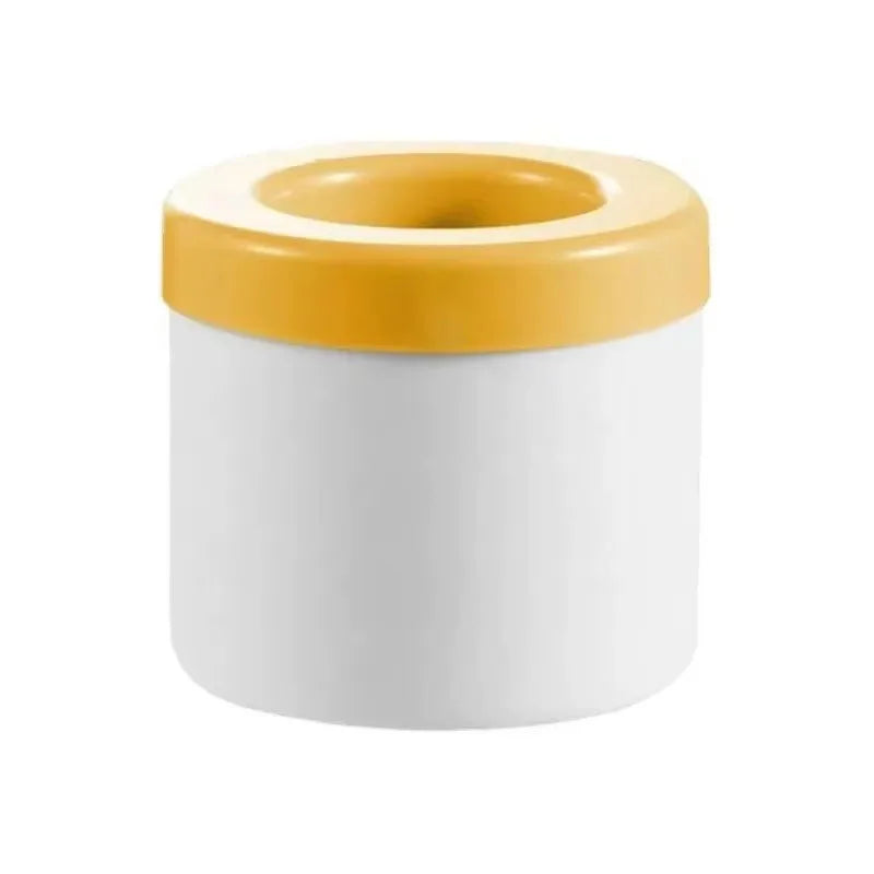 Molde de silicona para cubitos de hielo redondos, hecho en casa, para congelar en el refrigerador.