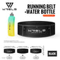 Riñonera WRELS multifuncional invisible para correr, gran capacidad, transpirable, ideal para maratón y triatlón.
