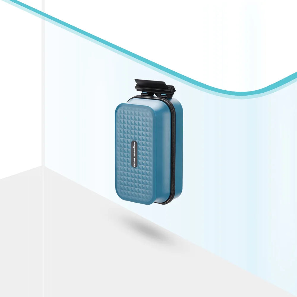 Limpiador magnético para acuarios con raspador de algas, cepillo de doble cara, herramienta de limpieza para peceras, accesorios para acuarios.